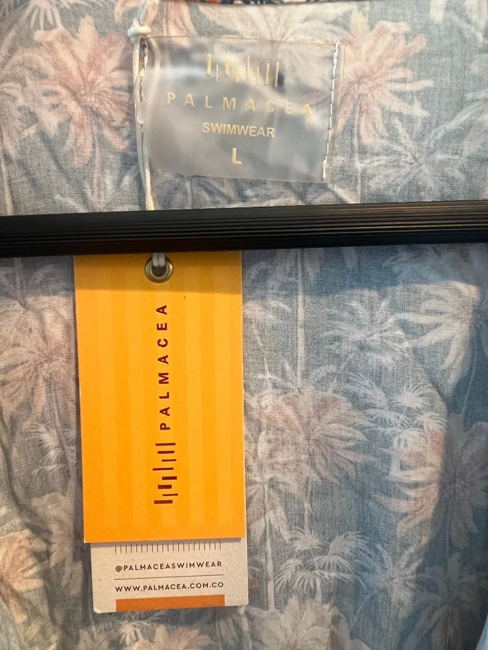 Palmacea Swimwear Palm Print Kimono Cover Up NWT